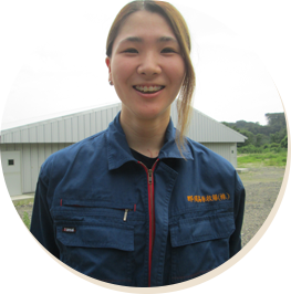 生産グループ繁殖チーム 姉帯さん